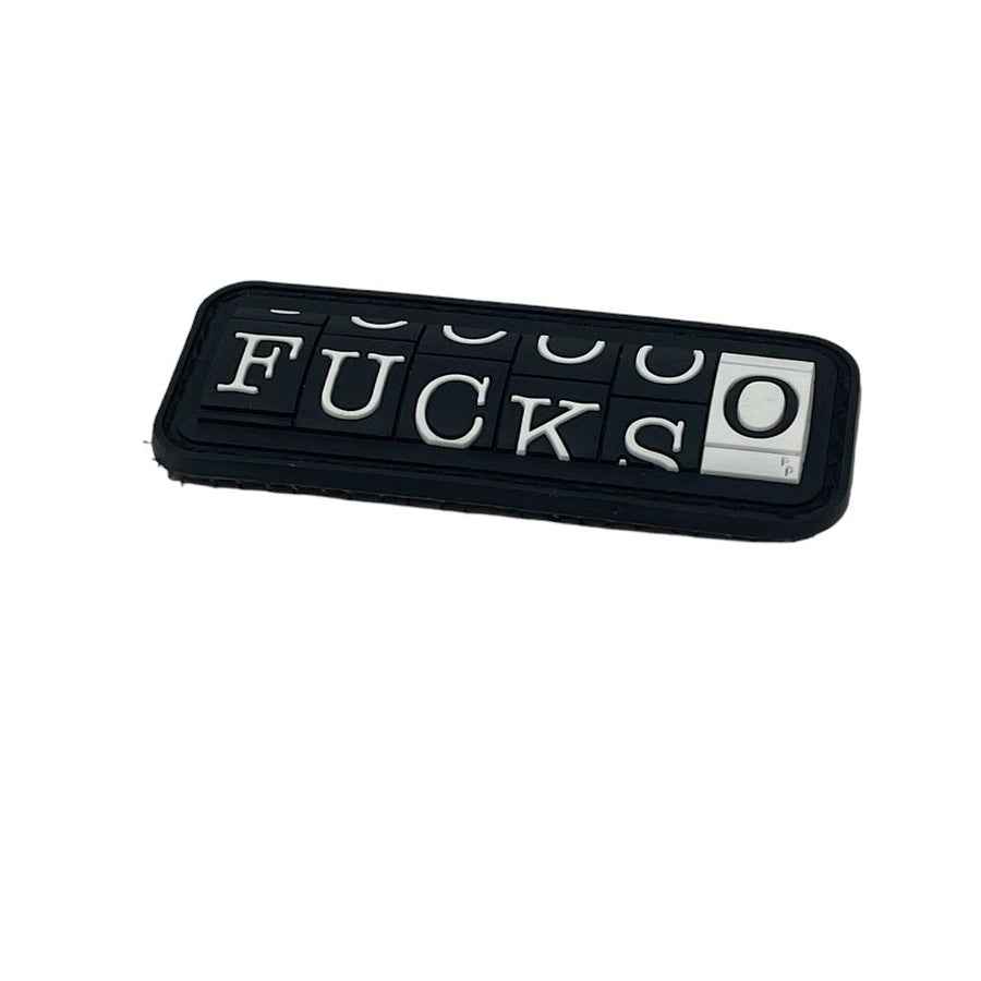 PatchPanel 0 Fucks Patch + Sticker