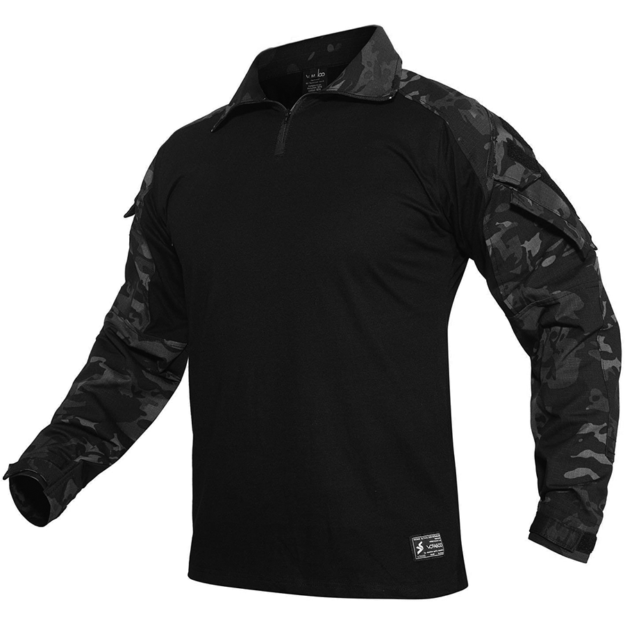 Army Tactical Desert Combat Shirt with Elbow Pad Inserts