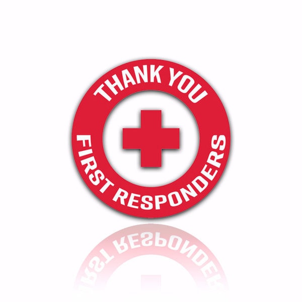 Valken Thank You First Responders Silicone Morale Patch