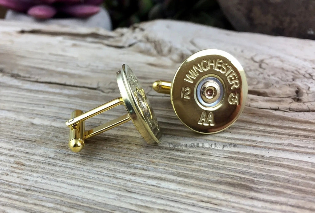 12 Gauge Shotgun Cufflinks