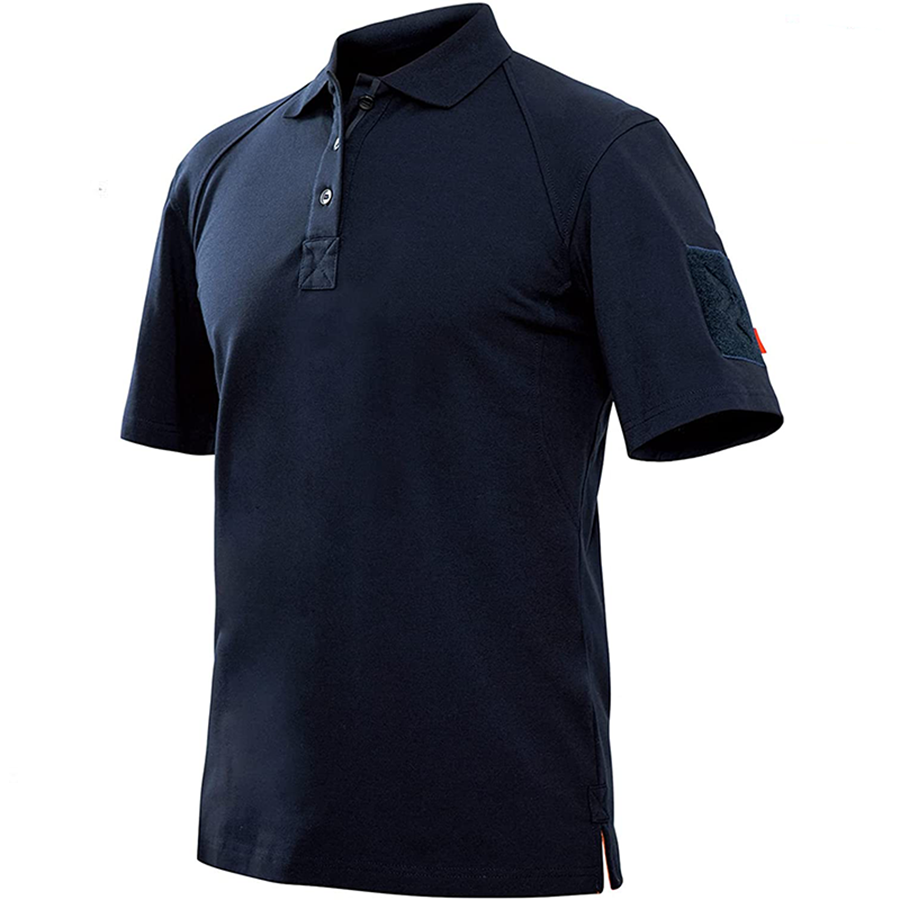 Men's Tactical Polo Shirt - Classic Fit Short Sleeve Performance Wear