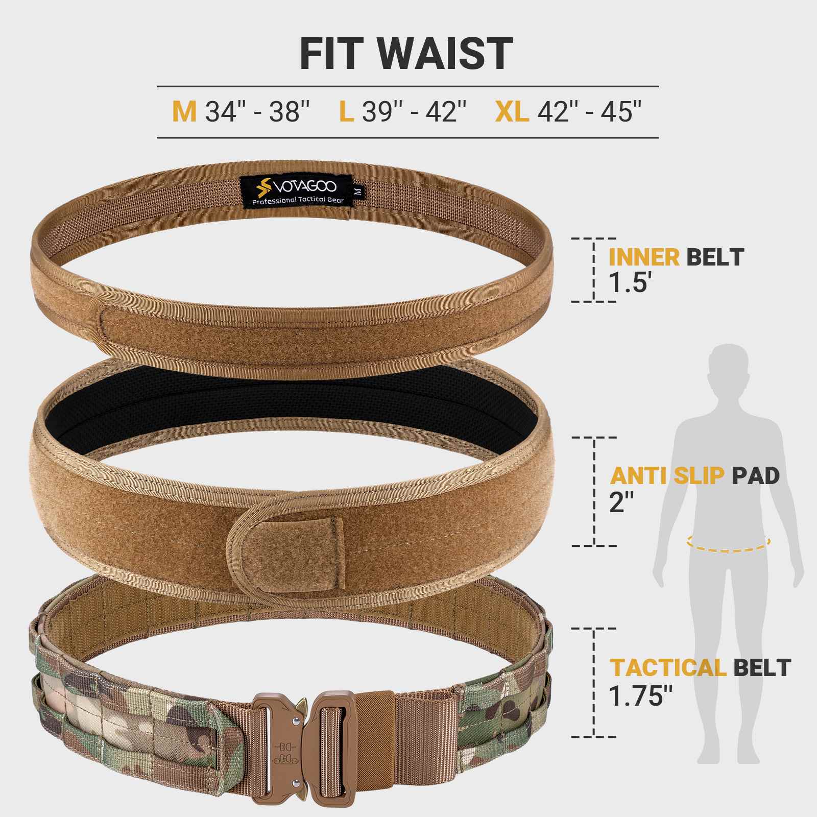 MOLLE Battle Belt with Quick Release Buckle for Enhanced Tactical Gear Performance