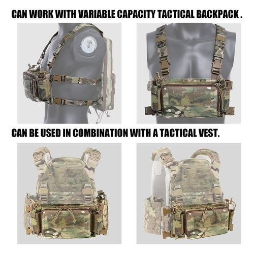 VOTAGOO D3CRM Tactical Chest Rig for Shooting Hunting