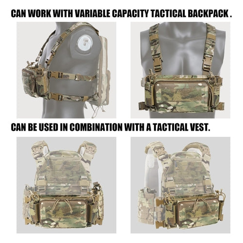 VOTAGOO D3CRM Tactical Chest Rig for Shooting Hunting