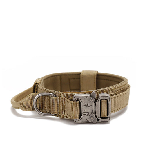 Adjustable Tactical Dog Collar for Training and Outdoor Adventures