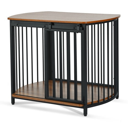 Furniture Style Dog Crate with Double Doors for Small and Medium Dogs