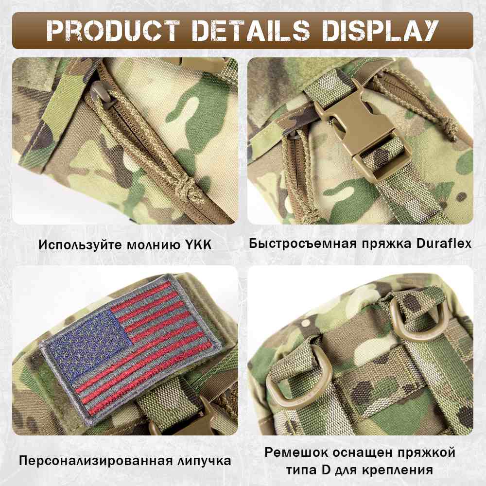 Votagoo Tactical Medical Bag – MOLLE First Aid Pouch for Outdoor Use