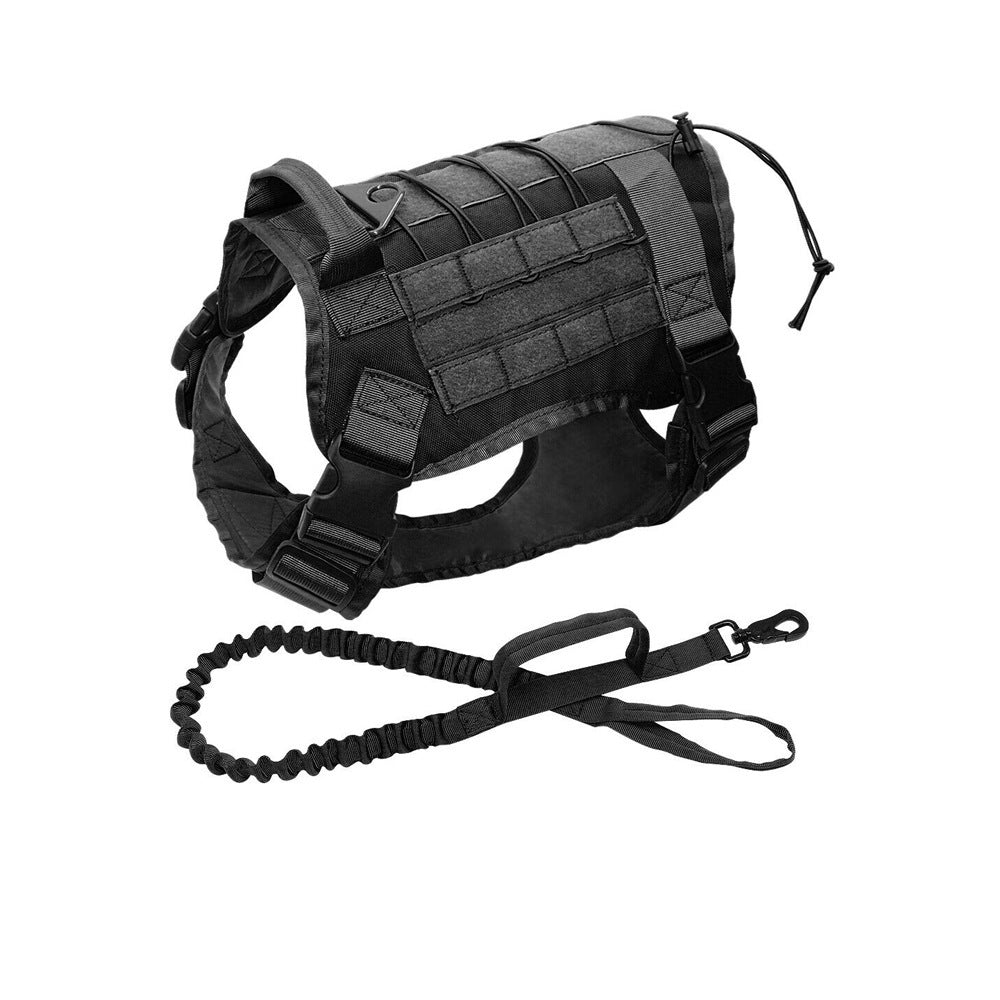 Tactical Dog Vest for Large Breeds - Adjustable and Durable Fur Missile Harness