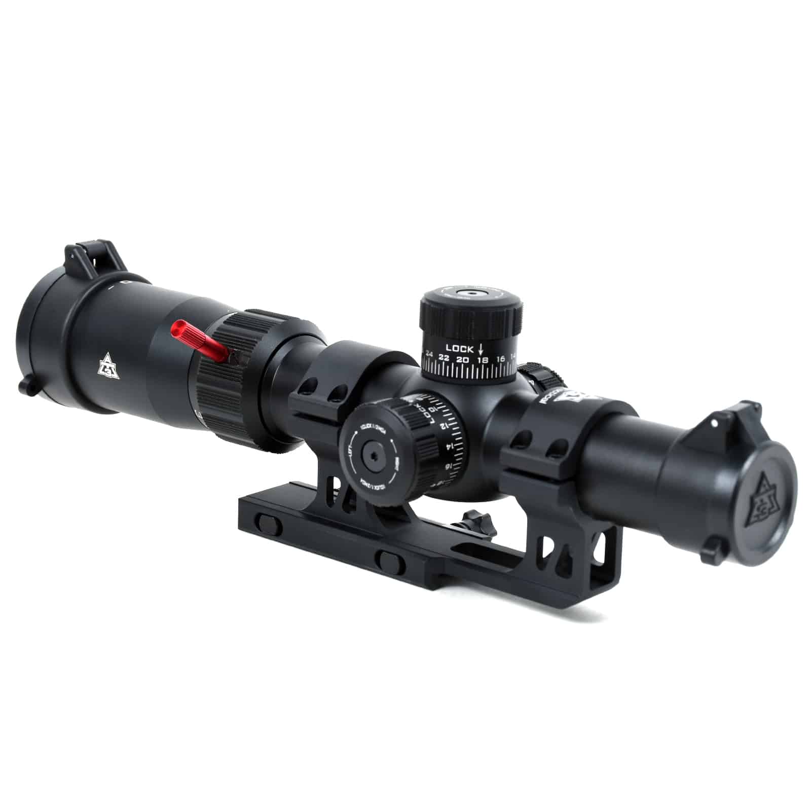 AT3 Red Tail LPVO Rifle Scope - 1-4x or 1-6x Illuminated BDC