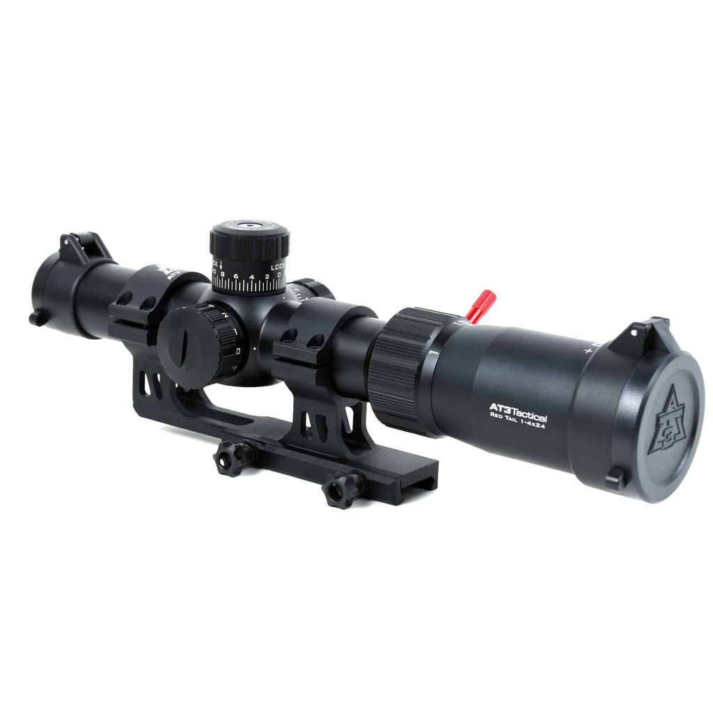 AT3 Red Tail LPVO Rifle Scope - 1-4x or 1-6x Illuminated BDC