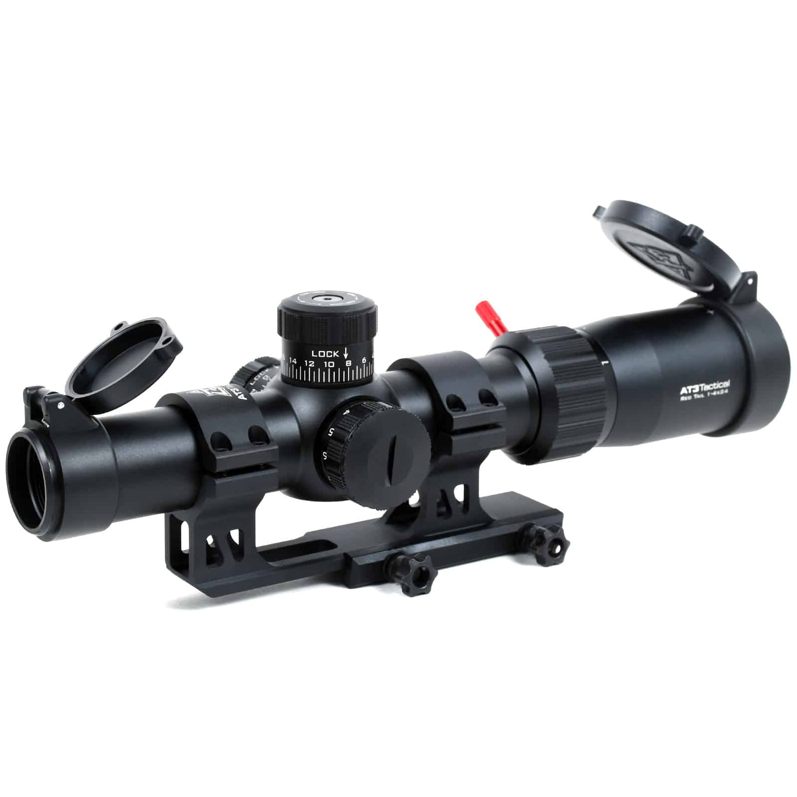 AT3 Red Tail LPVO Rifle Scope - 1-4x or 1-6x Illuminated BDC