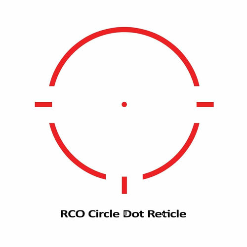 AT3 RCO Red Dot Sight with Circle Dot Reticle and Variable Risers
