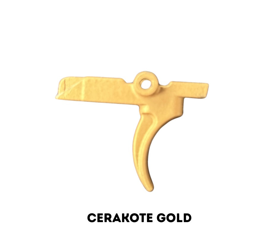 Cerakote Curved Trigger Hoffman Tactical Super Safety  | AR-15 USA Made (trigger Only)