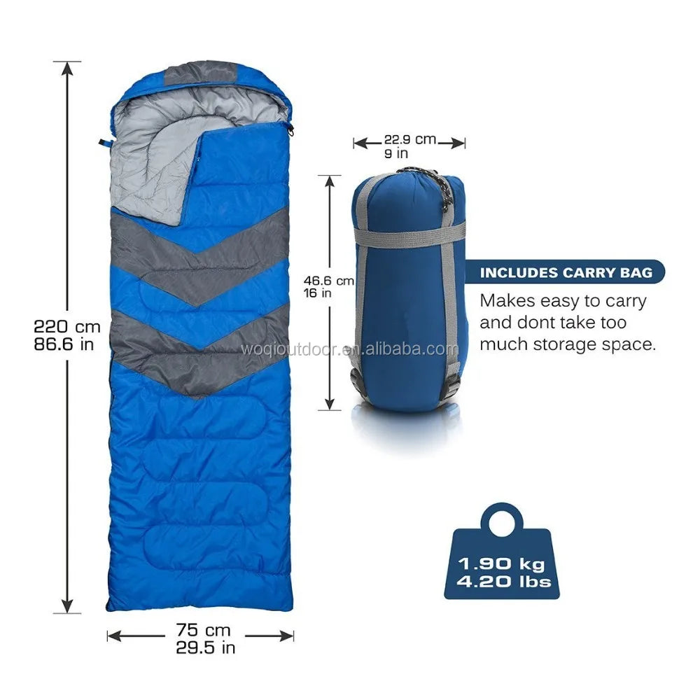 WOQI Sleeping Bag with Compression
