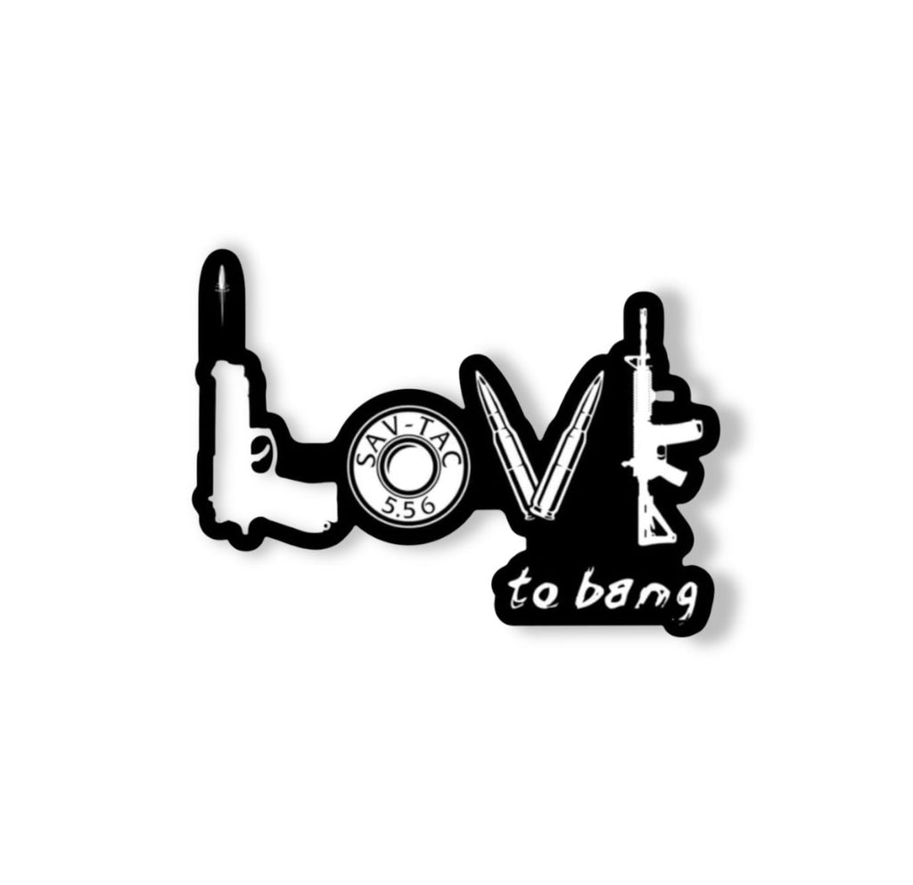 Love to Bang sticker
