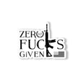 Zero Fucks Given Sticker