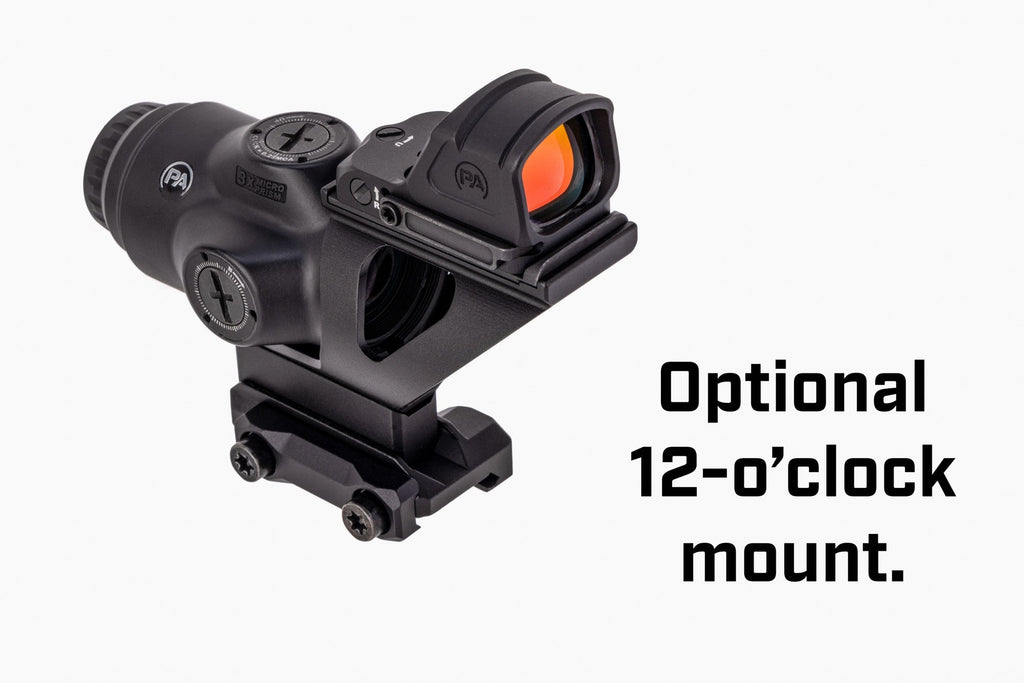 Primary Arms Mini Reflex 12 O'Clock Mount for PAO MicroPrisms - Black