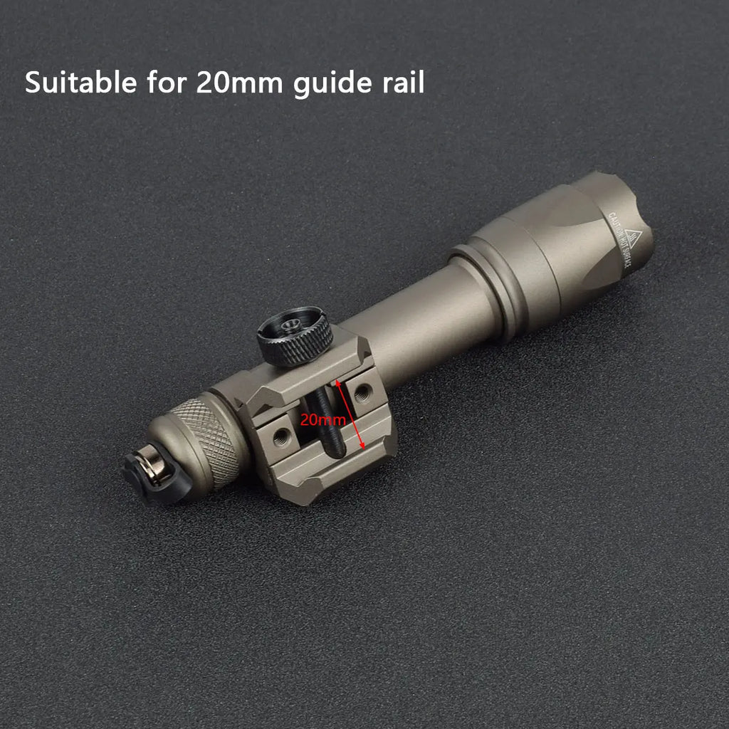 Tactical Scout Light With Dual Function Pressure Switch 600 Lumen