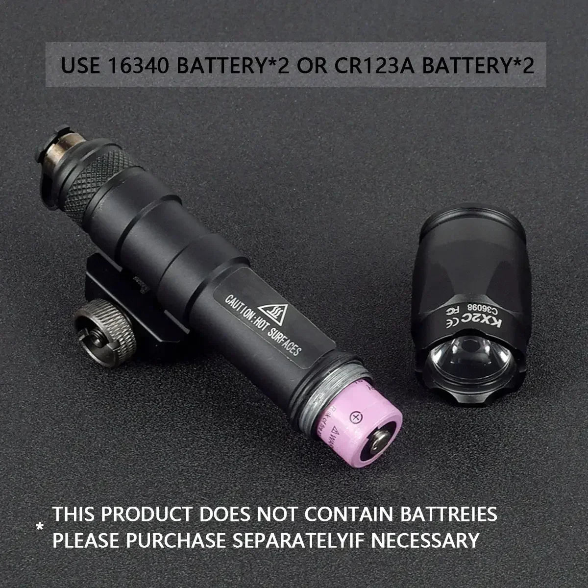 Tactical Scout Light With Dual Function Pressure Switch 600 Lumen