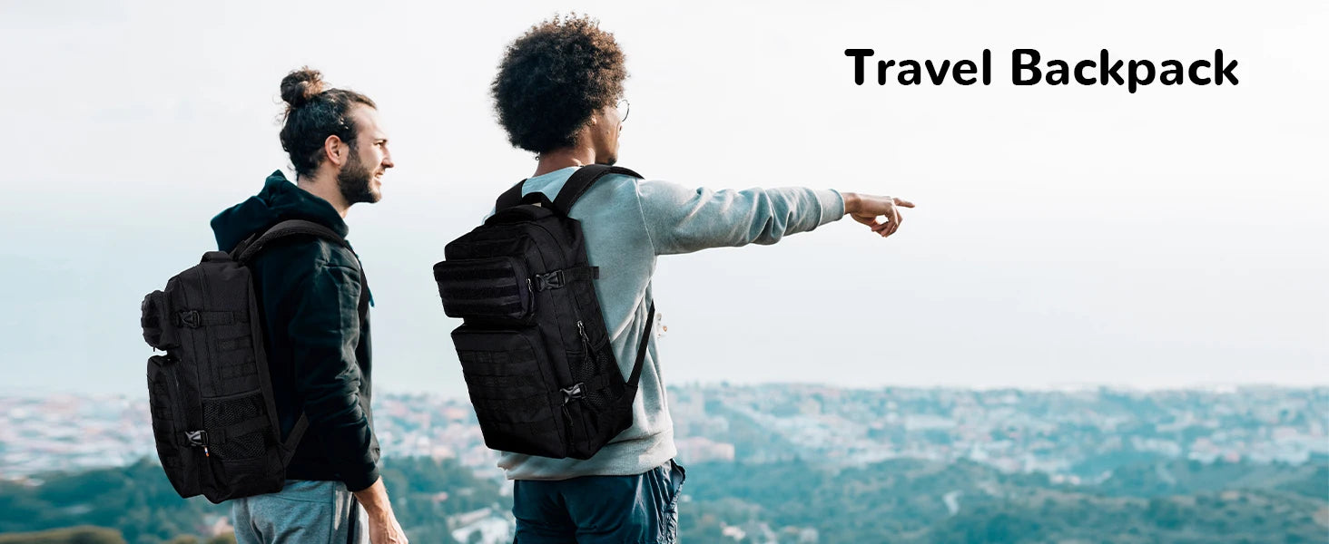 Tactical Backpack  (Black, 20L)