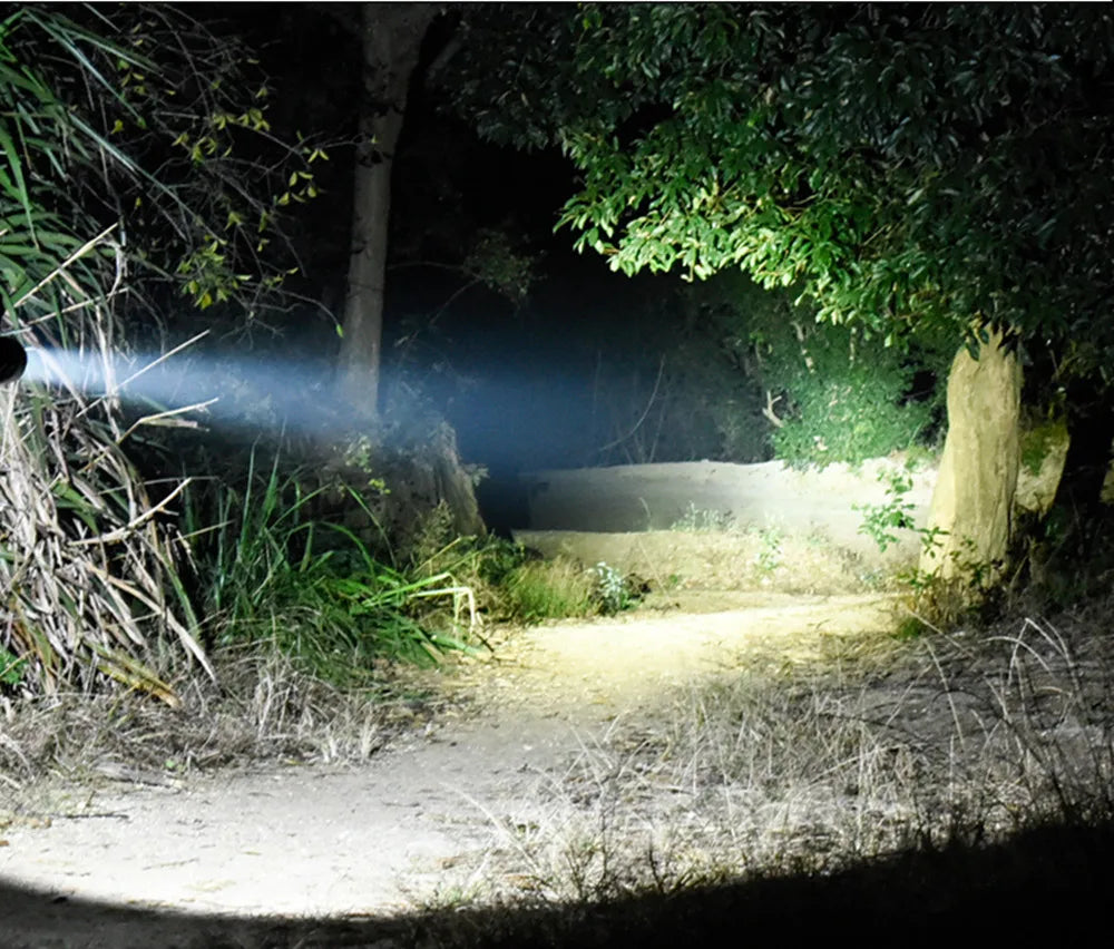 LED Tactical USB Flashlight