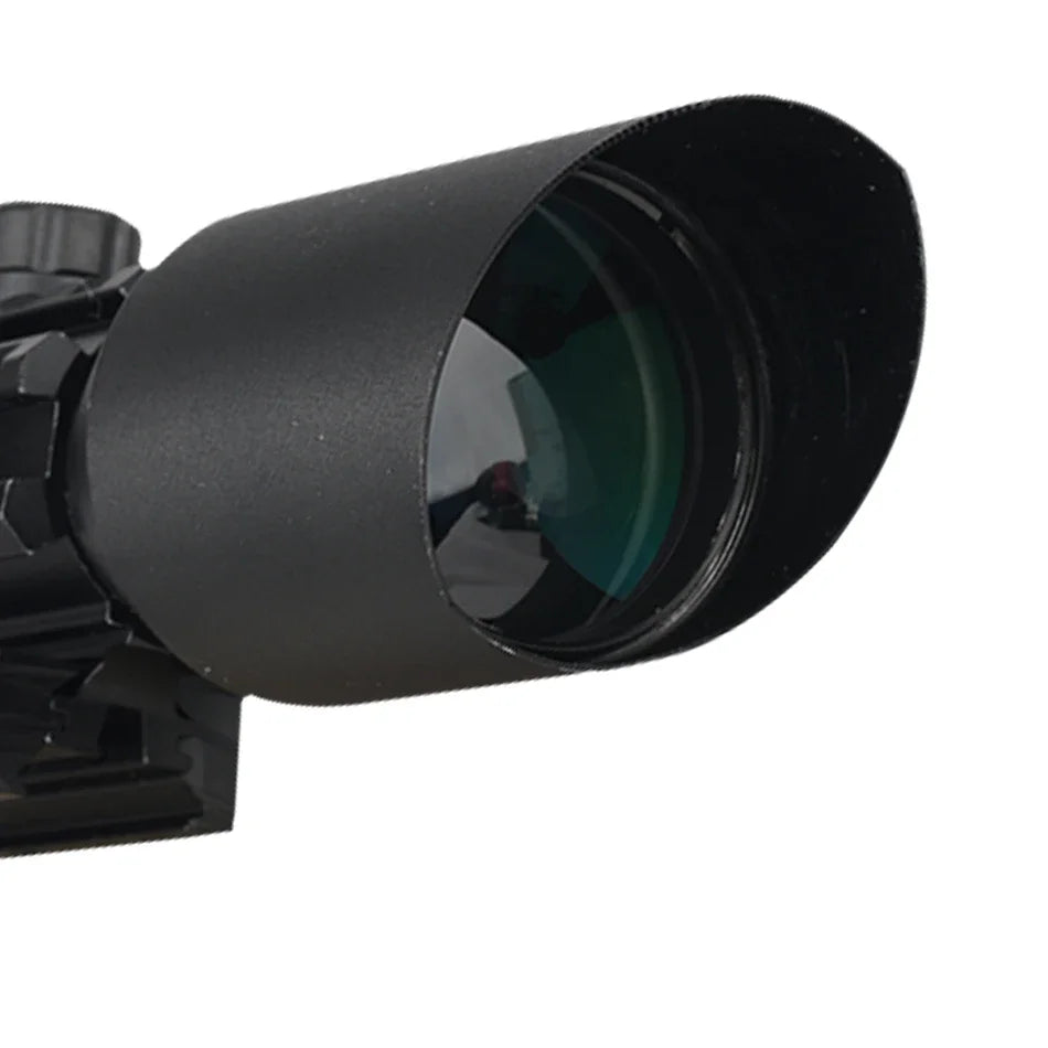 Illuminated Cross-Hair Reticle Scope w/ Laser