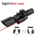Illuminated Cross-Hair Reticle Scope w/ Laser