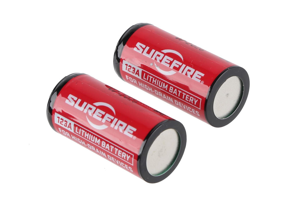 SureFire CR123A Lithium Batteries - 2 Pack