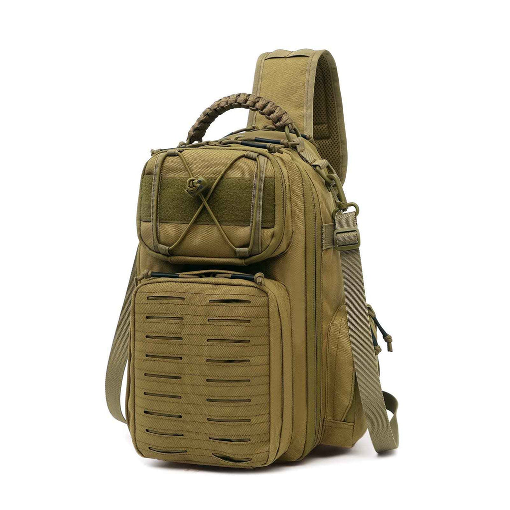 Upgrade Military Tactical Sling Bag - Anti-Cut, Waterproof, Durable & Comfortable