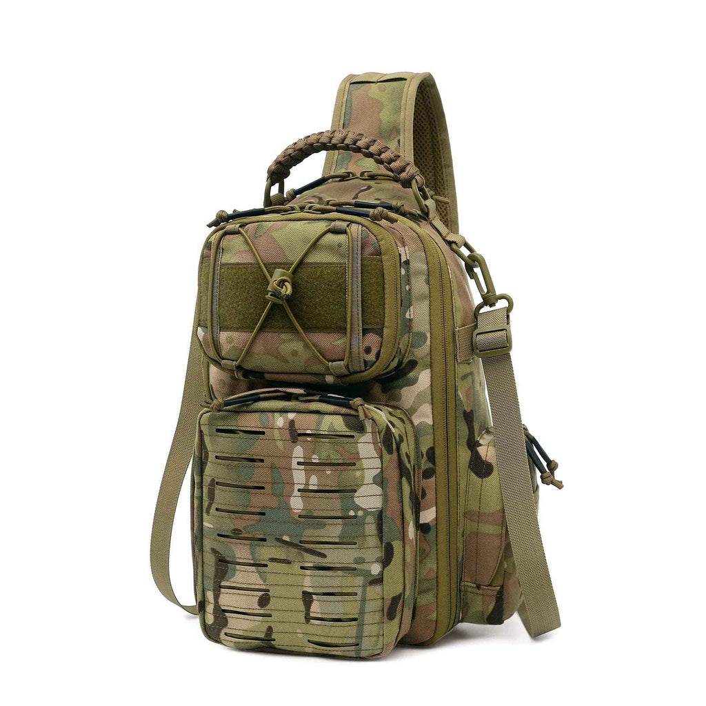 Upgrade Military Tactical Sling Bag - Anti-Cut, Waterproof, Durable & Comfortable