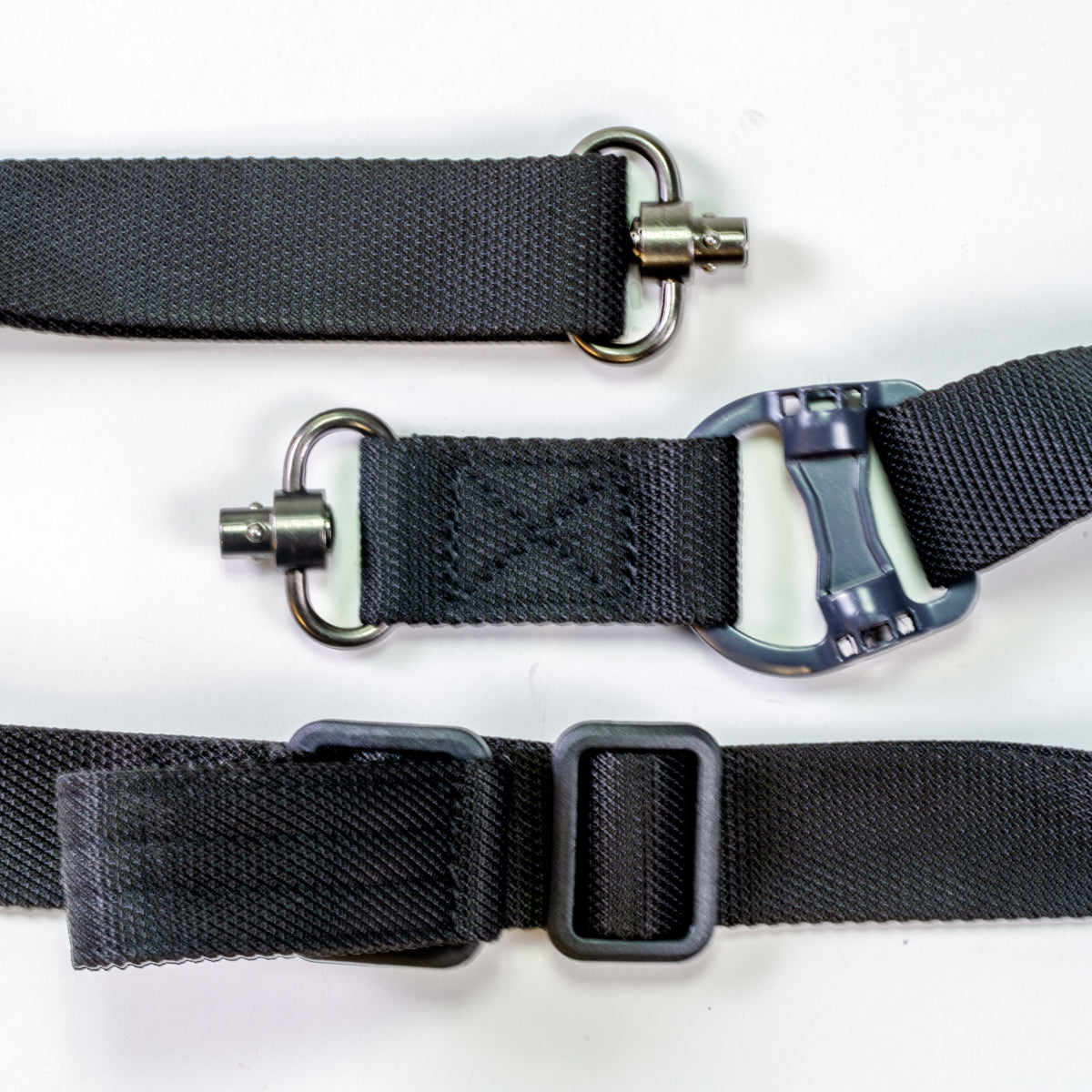 JE Machine Quick Adjust Two-Point Sling with QD Swivels