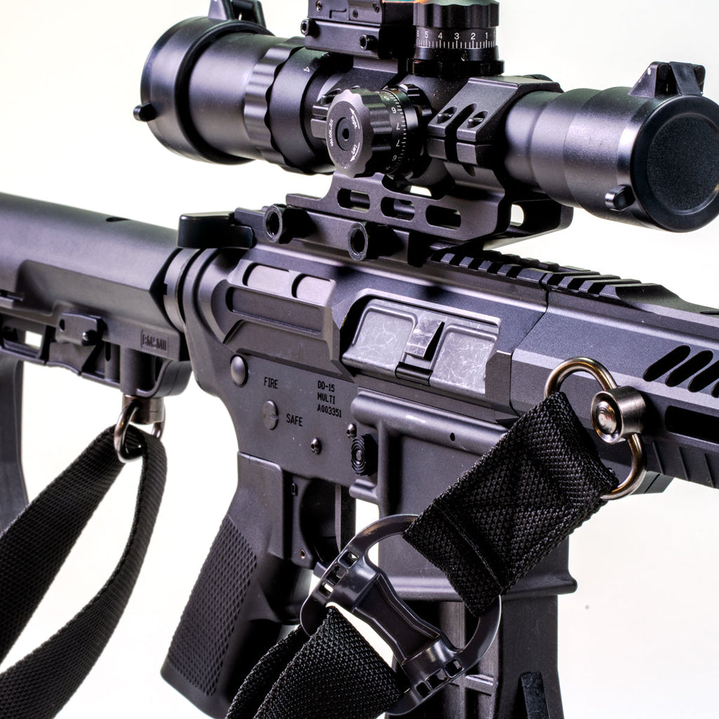 JE Machine Quick Adjust Two-Point Sling with QD Swivels