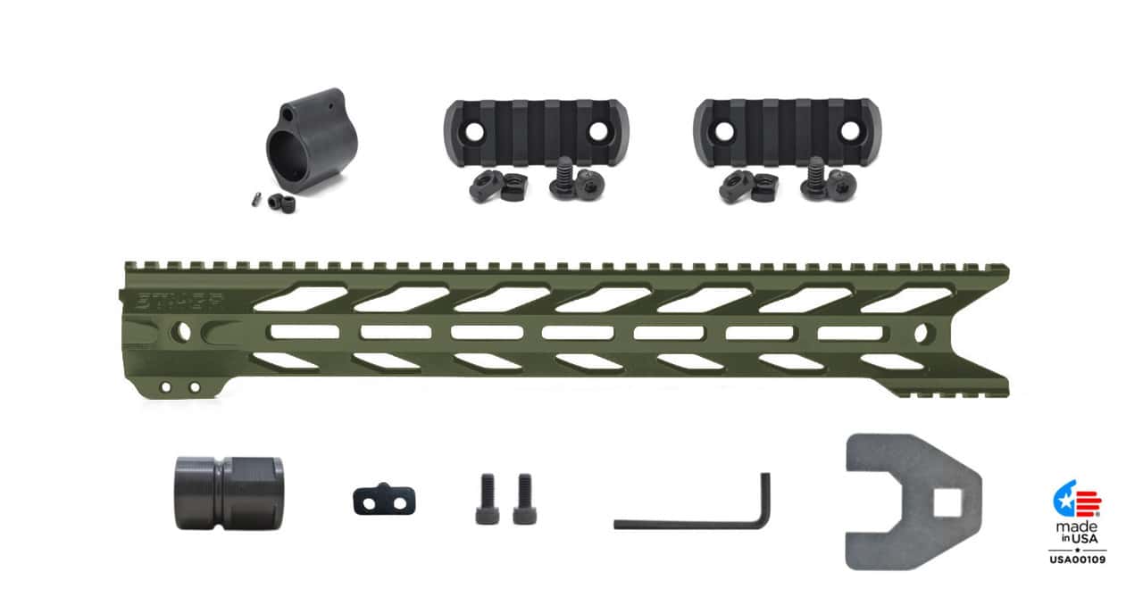 STNGR HWK M-LOK Free Float AR-15 Handguard