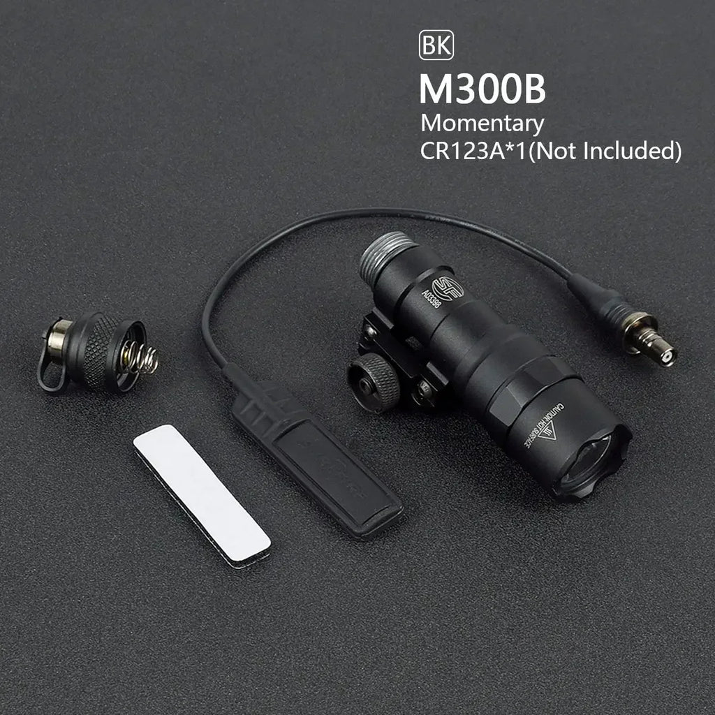 Tactical Scout Light With Dual Function Pressure Switch 600 Lumen