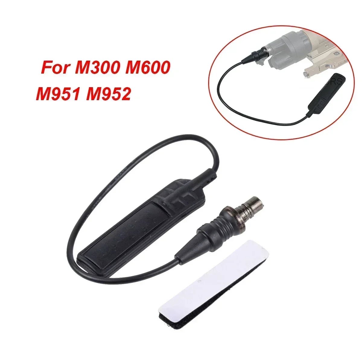 Tactical Scout Light With Dual Function Pressure Switch 600 Lumen