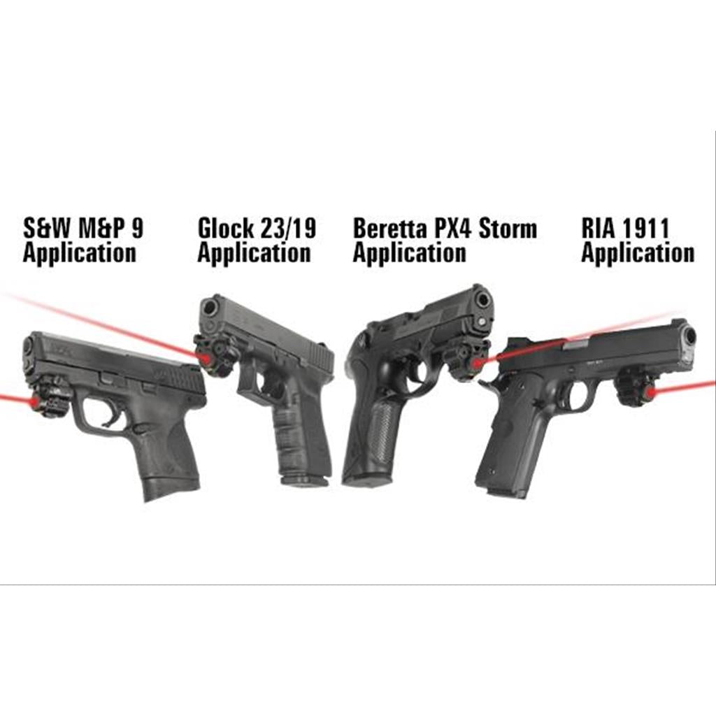 Sub-Compact Red Laser Sight with Solid/Strobe Mode