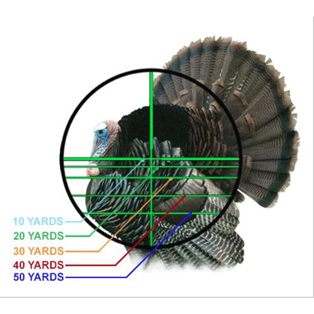 4x32 1" Crossbow Scope, Pro 5-Step RGB Reticle, QD Rings