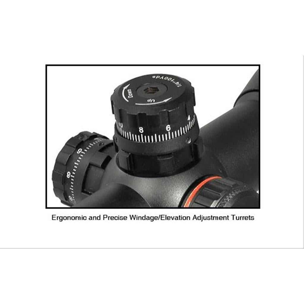 4x32 1" Crossbow Scope, Pro 5-Step RGB Reticle, QD Rings