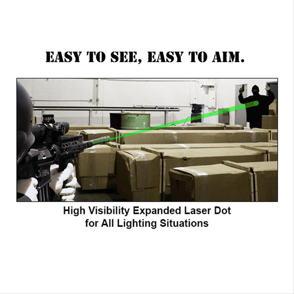 Instant Target Aiming BullDot Compact Green Laser