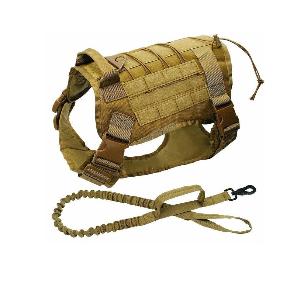 Tactical Dog Vest for Large Breeds - Adjustable and Durable Fur Missile Harness