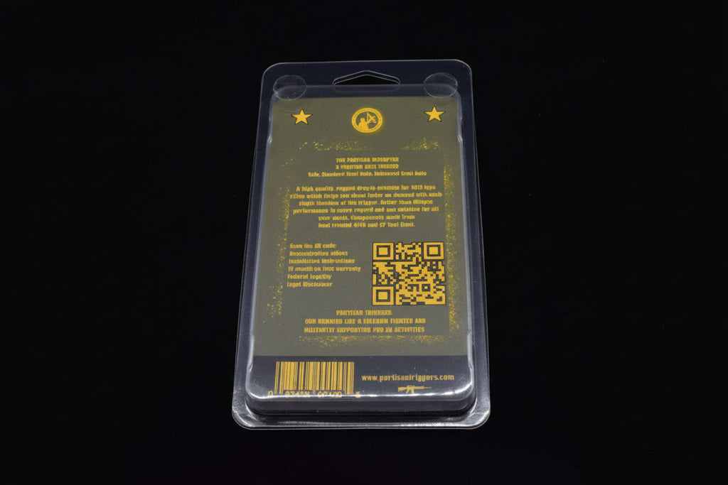 Partisan Forced-Reset Drop-In Cassette Trigger (Black)  FRT – AR-15 Platform (USA-Made)