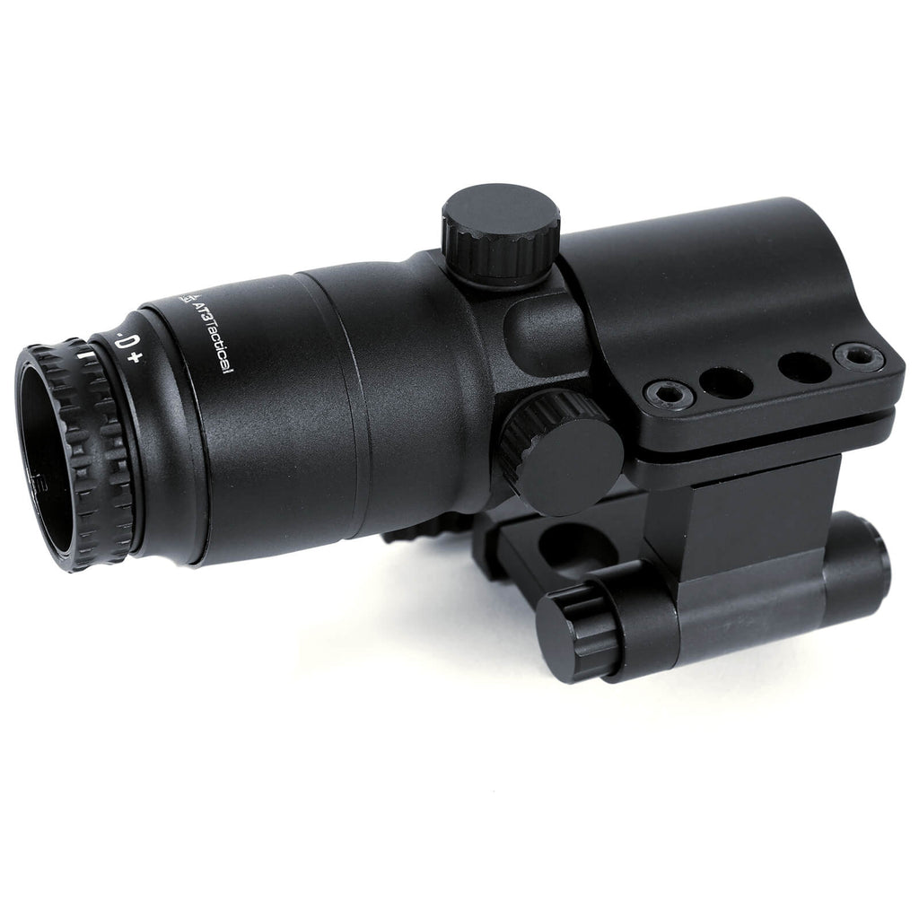 AT3 4xRDM 4x Red Dot Magnifier with Flip-to-Side Mount