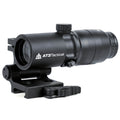 AT3 4xRDM 4x Red Dot Magnifier with Flip-to-Side Mount