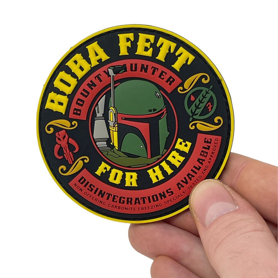 PatchPanel Bounty Hunter for Hire Patch + Sticker