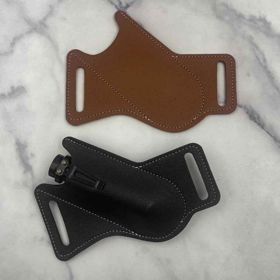 Cowhide Utility Sleeve — Durable Protective Cover for Tools and Gear