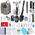 125Pcs Survival Kit for Outdoor Adventures - Professional Emergency Gear & Tactical First Aid Supplies for Camping, Hiking, and Hunting
