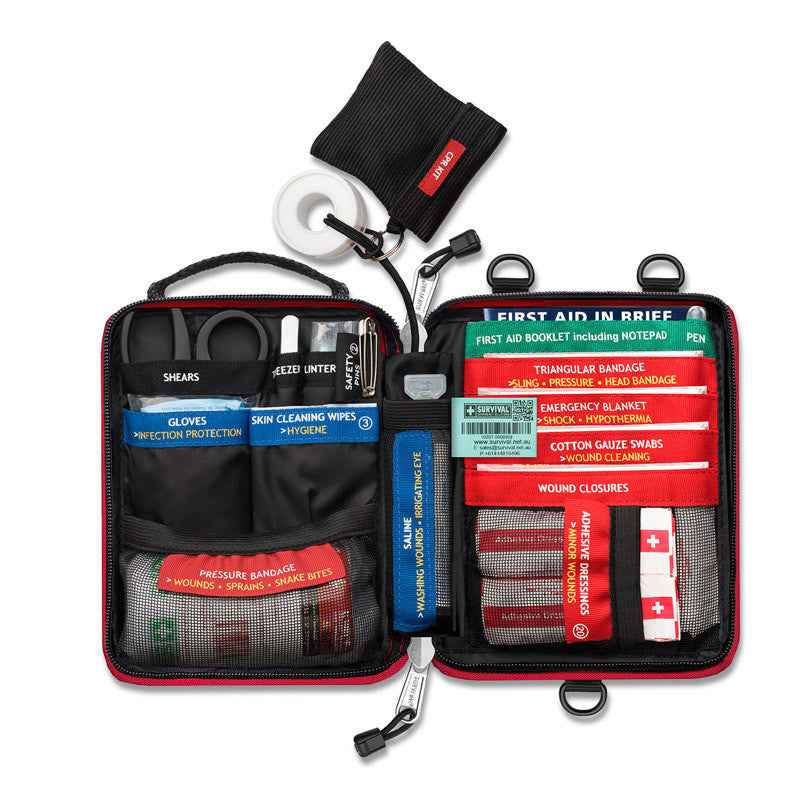 Survival First Aid Kit – Compact Preparedness Kit for Travel & Outdoor Use