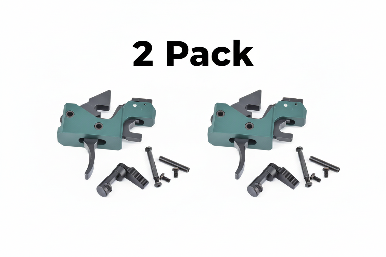 2 pack combo Partisan Forced-Reset Drop-In Cassette Trigger FRT – AR-15 Platform (USA-Made)