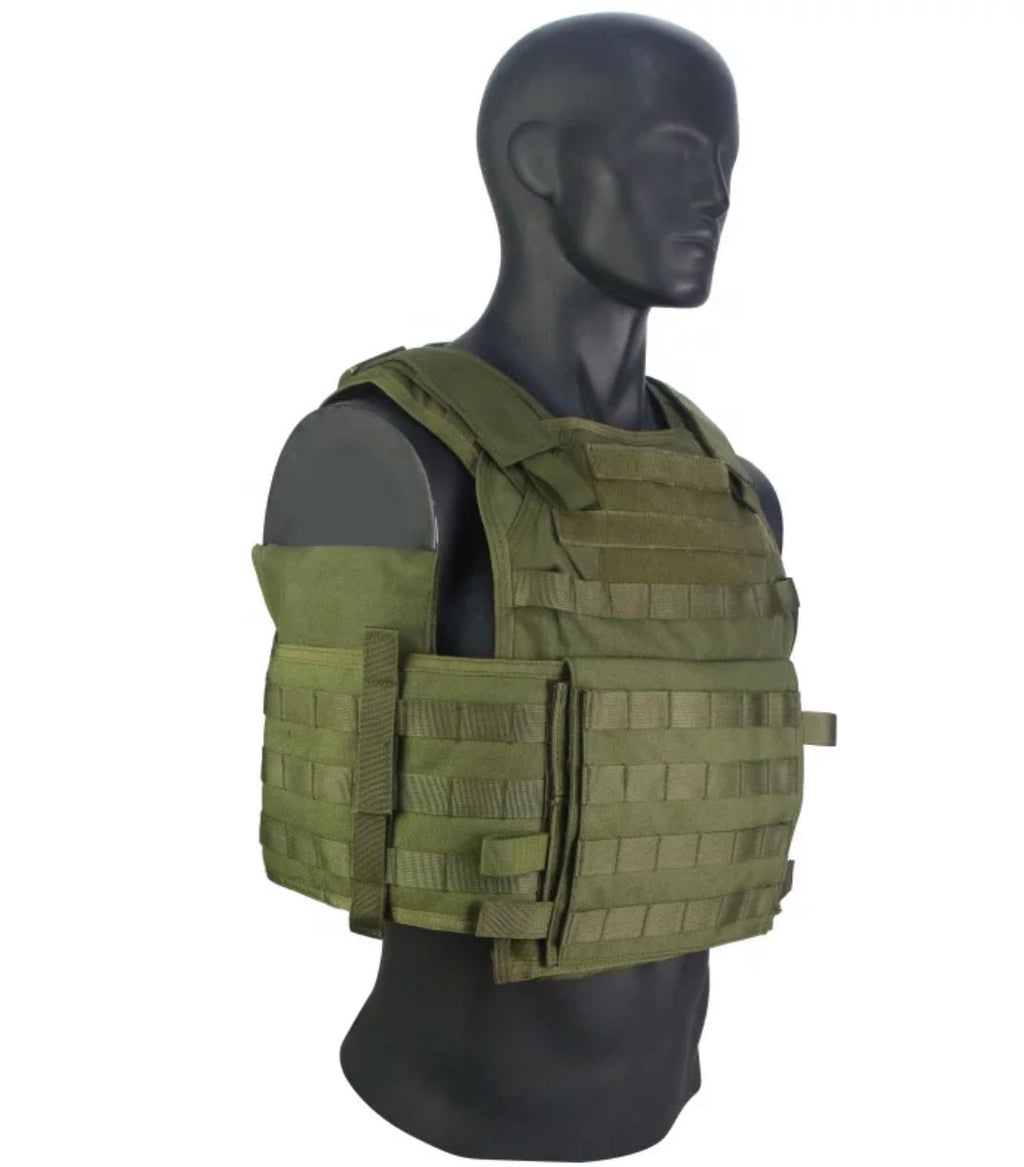 BIG BOY VEST XL COMBO PACKAGE LIGHTWEIGHT LEVEL IV (2) 10x13.5 Front/Back Plates (2) 8x6 Side Plates (LVL IV Ceramic)