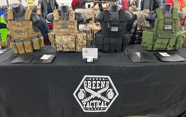 Tactical Vest Plate Carrier W/ 2 10x12 Curved Plates- BUNDLE